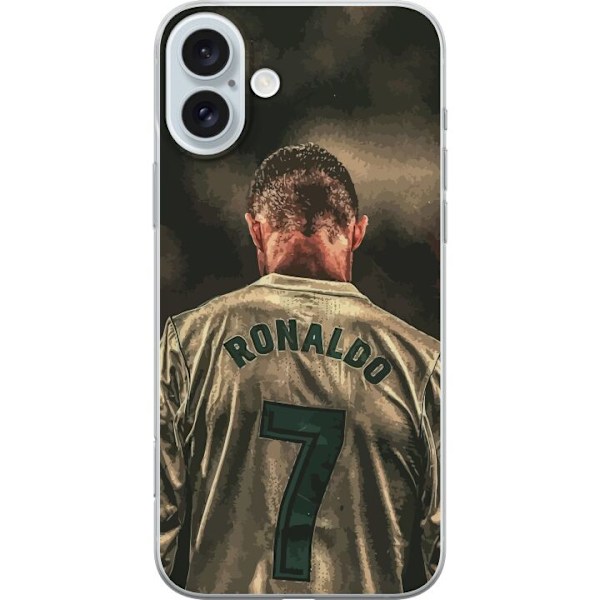 Apple iPhone 16 Plus Gennemsigtig cover Ronaldo