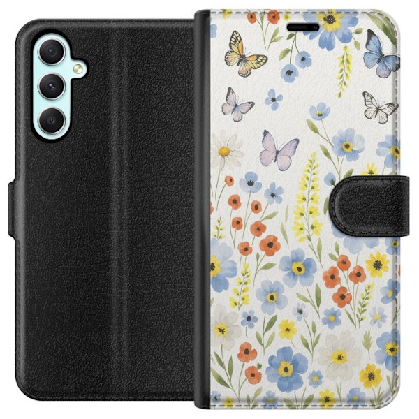 Samsung Galaxy A34 Plånboksfodral Sommarblommor