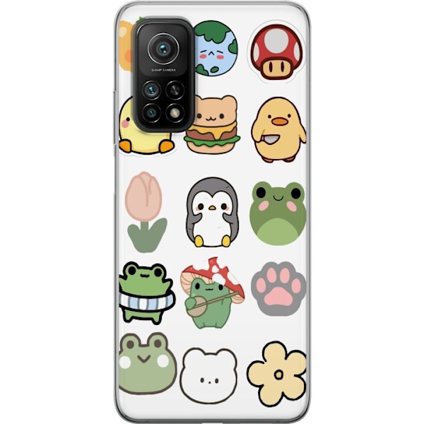 Xiaomi Mi 10T 5G Gjennomsiktig deksel Kawaii Friends