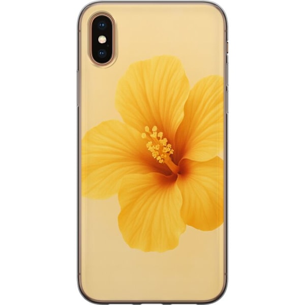 Apple iPhone XS Max Läpinäkyvä kuori Lemon Zing