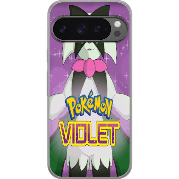 Google Pixel 9 Pro XL Genomskinligt Skal Pokémon Violet