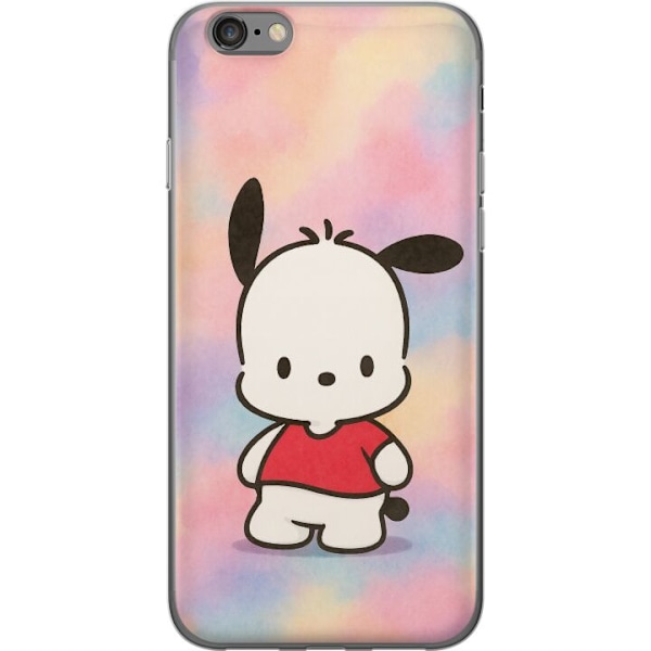 Apple iPhone 6s Genomskinligt Skal Kawaii Sanrio Pochacco