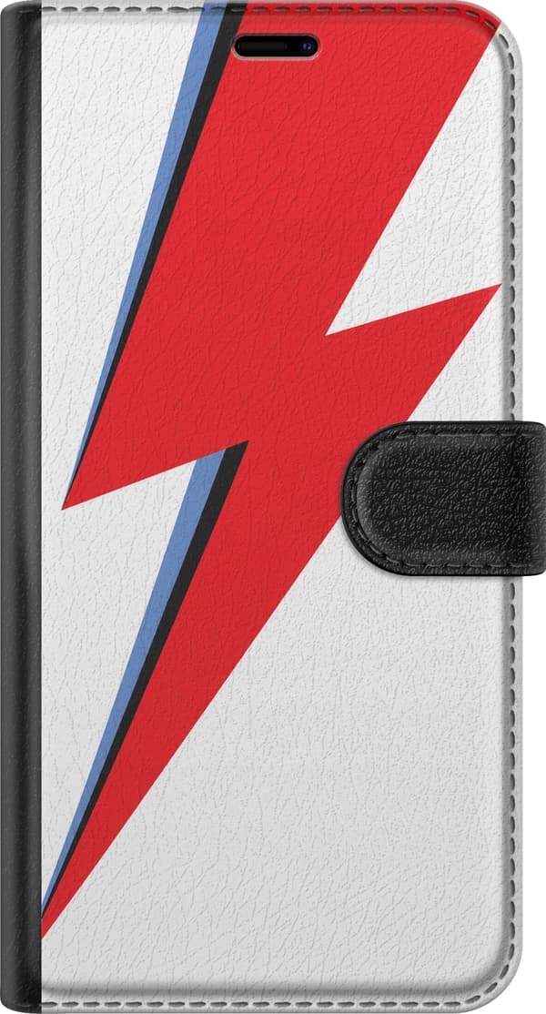Kompatibelt Lommeboketui til OnePlus 10 Pro Hvit-rødt lyn hvit