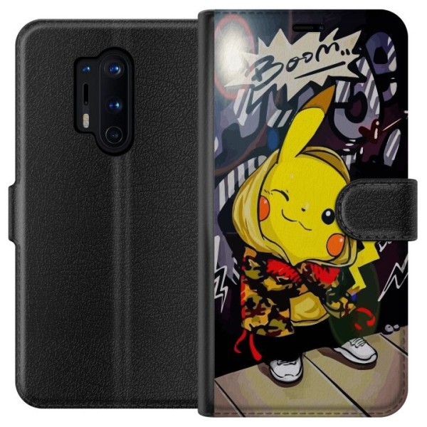 OnePlus 8 Pro Tegnebogsetui Pikachu