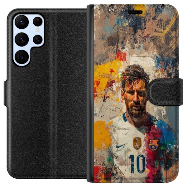 Samsung Galaxy S24 Ultra Tegnebogsetui Messi Art