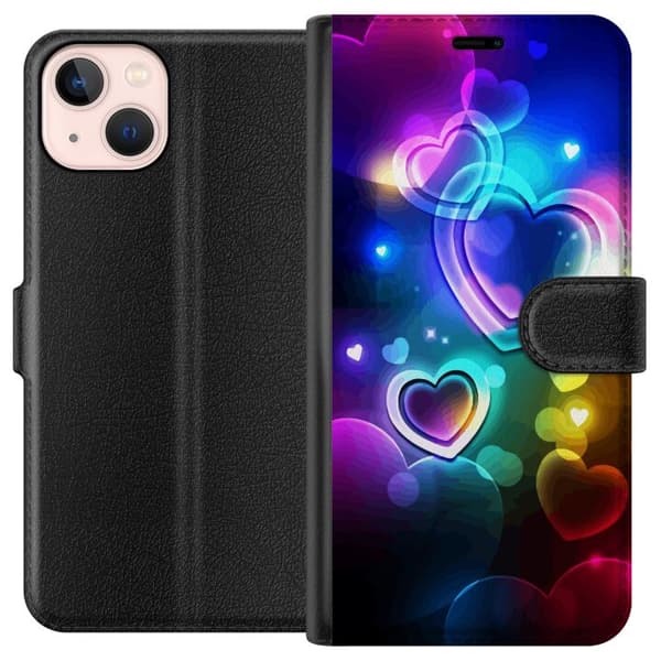 Kompatibelt Lommeboketui til Apple iPhone 13 mini NeonKjærlighet