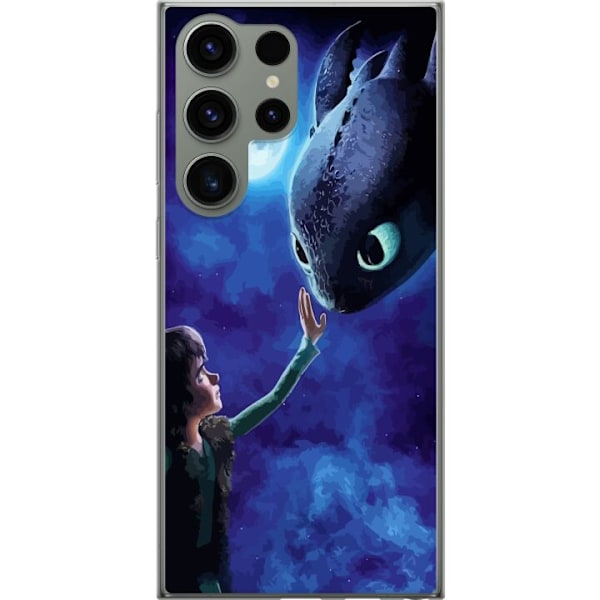 Samsung Galaxy S23 Ultra Genomskinligt Skal Draktränaren How to Train Your Dragon