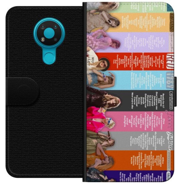 Nokia 3.4 Plånboksfodral Taylor Swift - Mix