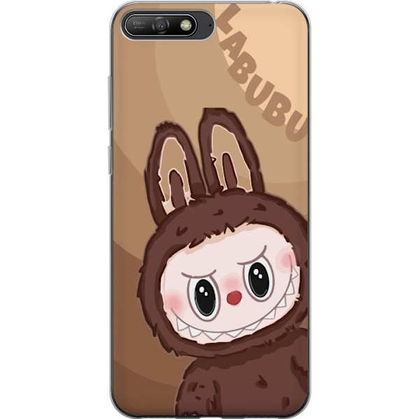 Huawei Y6 (2018) Gjennomsiktig deksel Labubu Sky Kosebamse - H