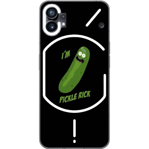 Nothing Phone (1) Läpinäkyvä kuori I'm Pickle Rick