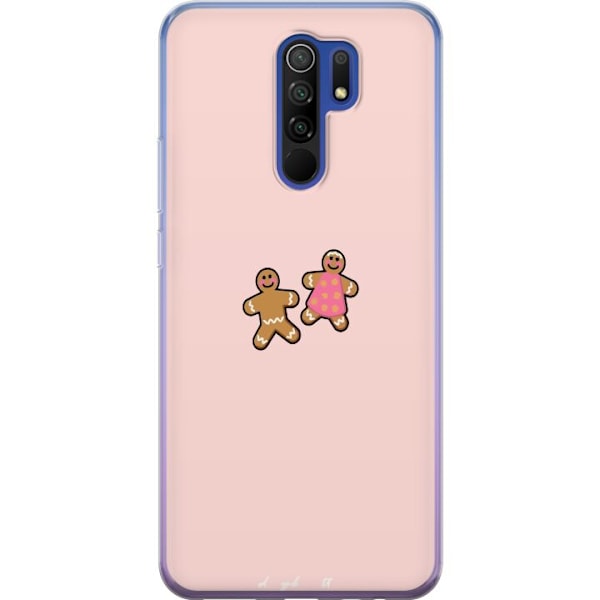 Xiaomi Redmi 9 Läpinäkyvä kuori Piparkakut