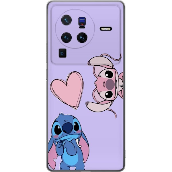 vivo X80 Pro Läpinäkyvä kuori Stitch Mode