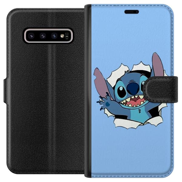 Kompatibelt Lommeboketui til Samsung Galaxy S10+ Stitch
