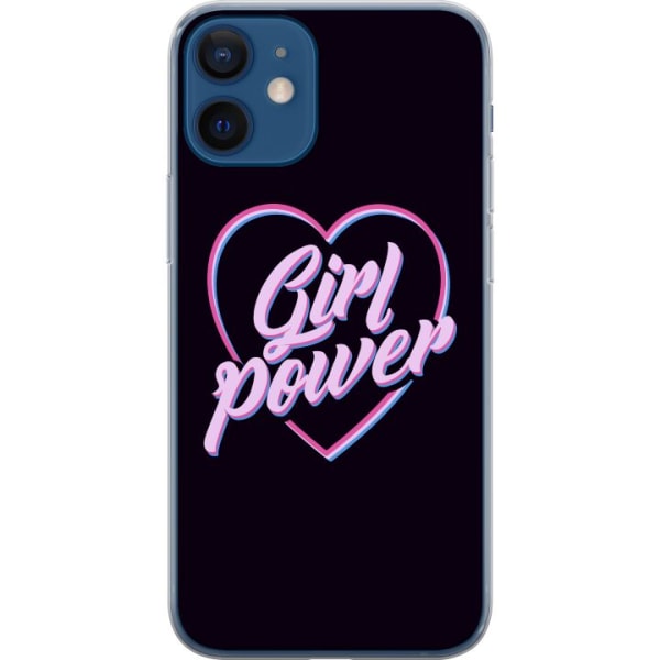 Apple iPhone 12 mini Skal / Mobilskal - Neon Girl Power