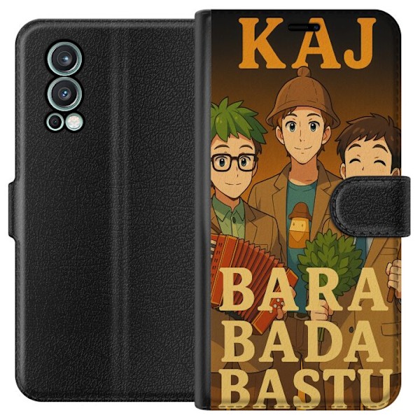 OnePlus Nord 2 5G Tegnebogsetui KAJ Bara kun bader i saunaen
