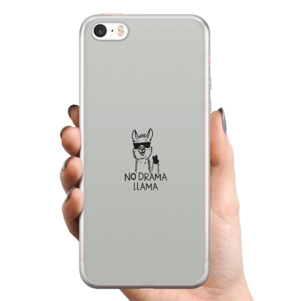Apple iPhone SE (2016) TPU Mobilskal No Drama Lama