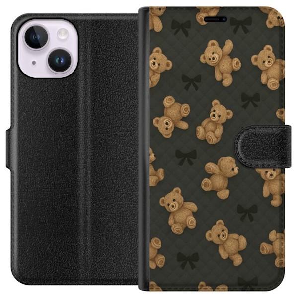 Apple iPhone 14 Plånboksfodral Teddy Hugs