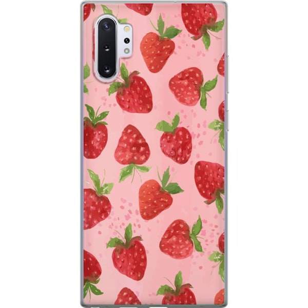 Samsung Galaxy Note10+ Läpinäkyvä kuori Mansikkahaaveet - R