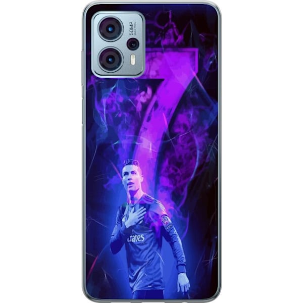 Motorola Moto G23 Läpinäkyvä kuori Ronaldo 7