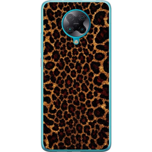 Kompatibelt Mobilskal till Xiaomi Poco F2 Pro Wild Leopard brun