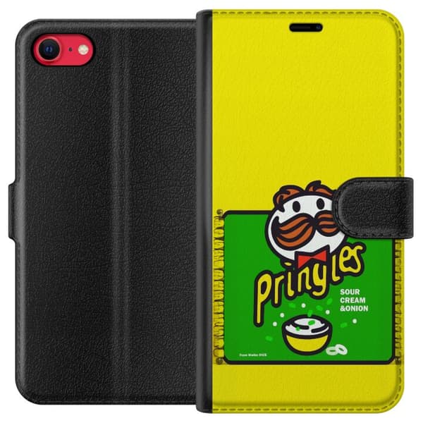 Kompatibelt Plånboksfodral till Apple iPhone 8 Pringles gul