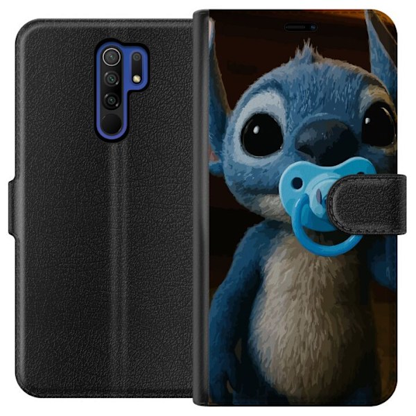 Xiaomi Redmi 9 Lompakkokotelo Stitch & Napp - vauvateema söp