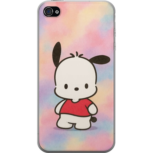 Apple iPhone 4 Gennemsigtig cover Kawaii Sanrio Pochacco