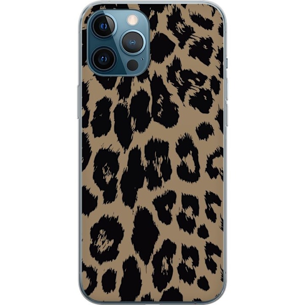 Apple iPhone 12 Pro Max Gennemsigtig cover Leopard