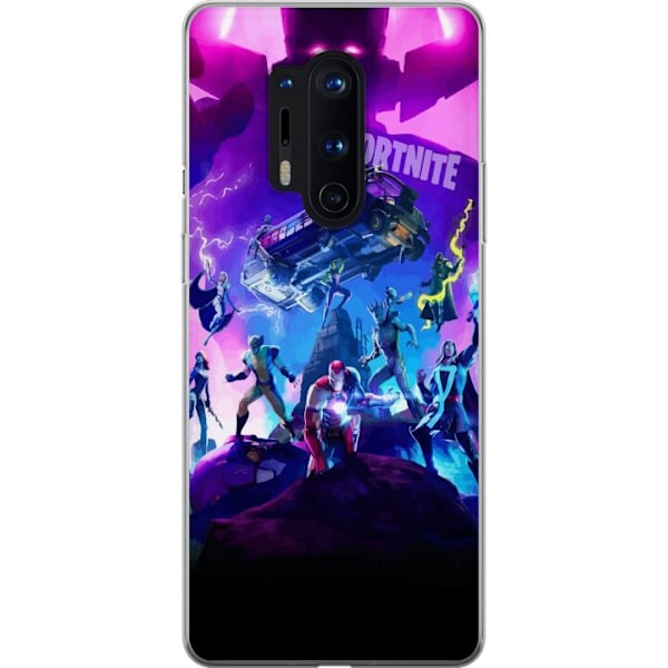 OnePlus 8 Pro Läpinäkyvä kuori Fortnite