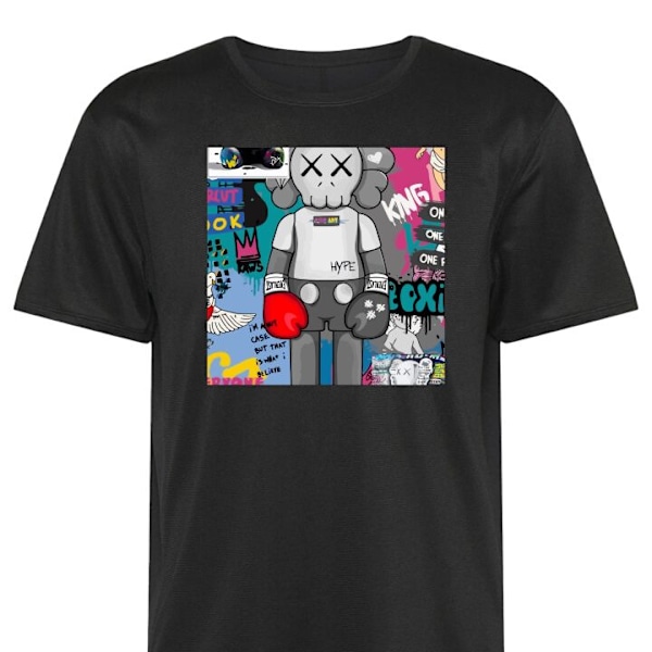 Tränings-T-shirt | Sport-T-shirt för Vuxen Art svart Large