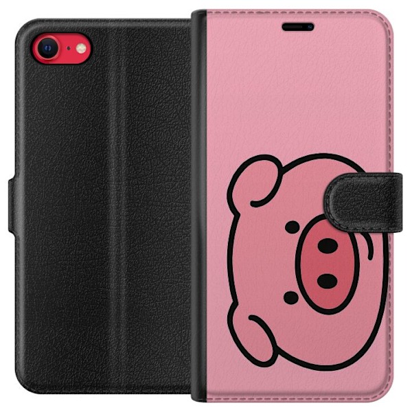 Apple iPhone 8 Plånboksfodral Kawaii Piggy