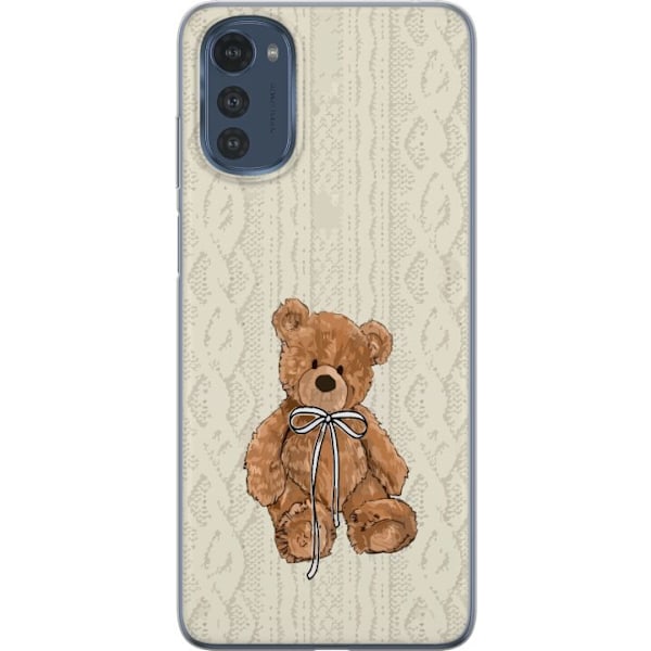 Motorola Moto E32s Gennemsigtig cover Lille Teddy – klassisk