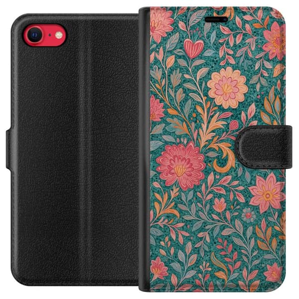 Kompatibelt Plånboksfodral till Apple iPhone 8 Floral Dream