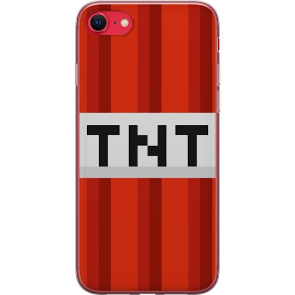 Apple iPhone 8 Läpinäkyvä kuori Minecraft TNT