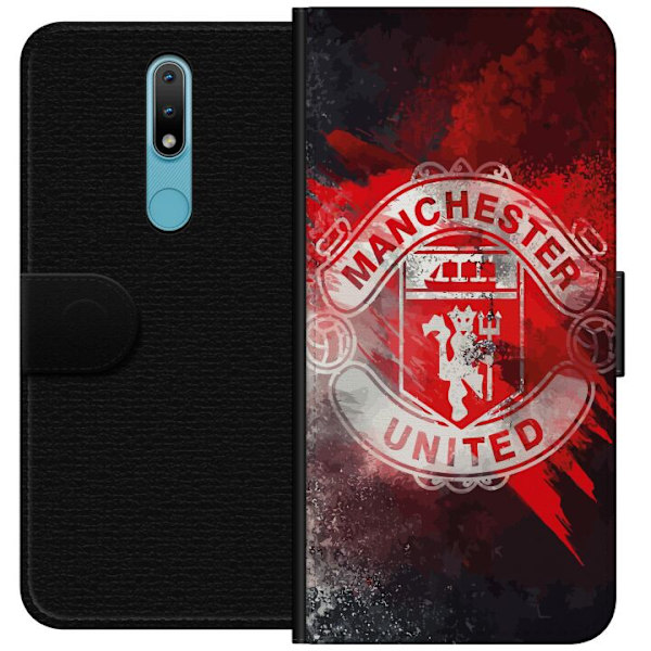 Nokia 2.4 Lommeboketui Manchester United F.C.