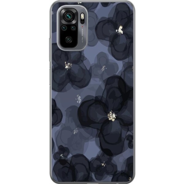 Xiaomi Redmi Note 10S Gennemsigtig cover Blomstermark