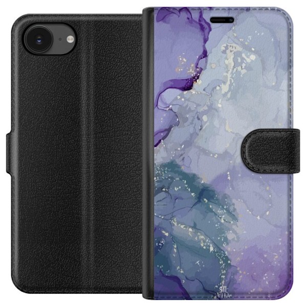 Apple iPhone 16e Lompakkokotelo Marmori