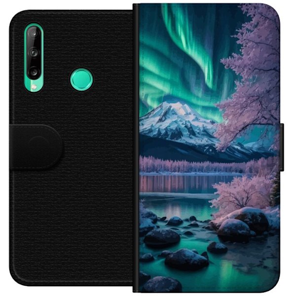 Huawei P40 lite E Lommeboketui Norrsken