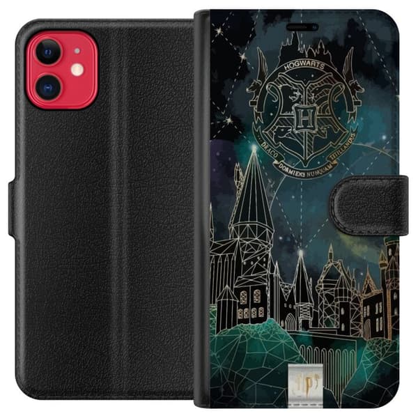 Kompatibel Tegnebogsetui til Apple iPhone 11 Hogwarts