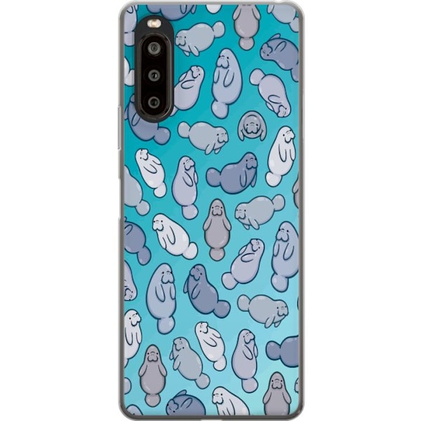 Sony Xperia 10 II Läpinäkyvä kuori Hylkeet