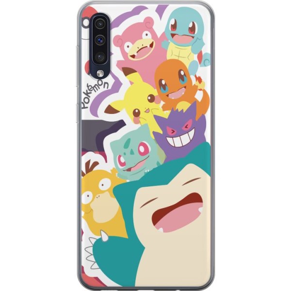 Samsung Galaxy A50 Gennemsigtig cover Pokemon