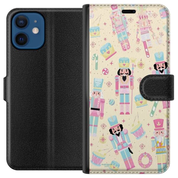Kompatibel Tegnebogsetui til Apple iPhone 12 Jul pink
