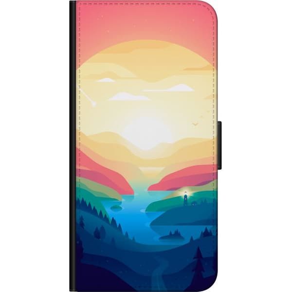 Kompatibelt Plånboksfodral till Xiaomi Redmi Note 10S Candy Horizon flerfärgad