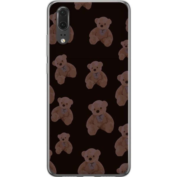 Huawei P20 Gjennomsiktig deksel En bjørn flere bjørner
