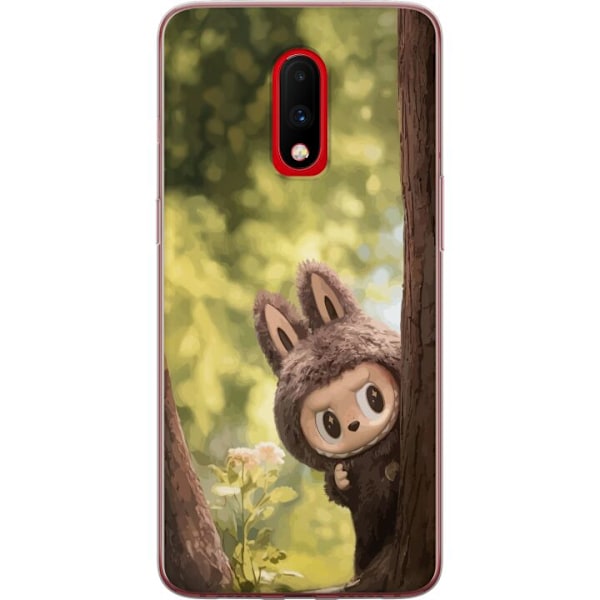 OnePlus 7 Genomskinligt Skal Labubu Graffiti Vibes – Gatukon