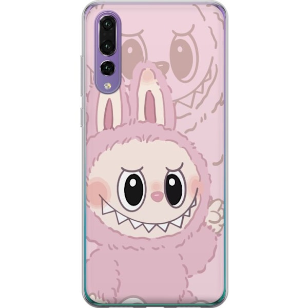 Huawei P20 Pro Genomskinligt Skal Labubu Floral Freak – Blommigt monster i vintage-stil