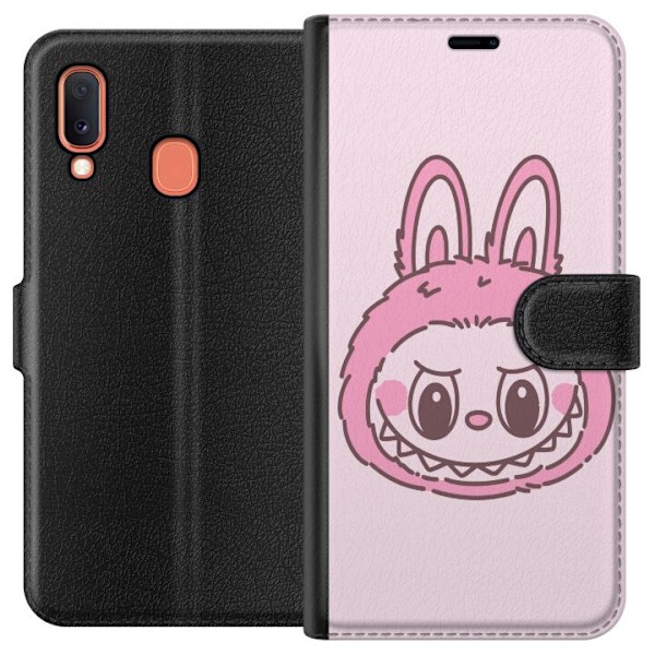Samsung Galaxy A20e Lompakkokotelo Labubu Eläinradan Bunny-versio