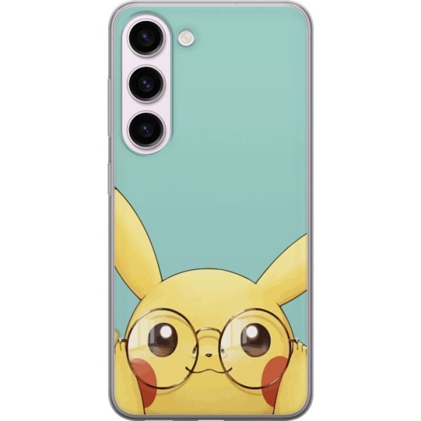 Samsung Galaxy S23 Läpinäkyvä kuori Pikachu lasit
