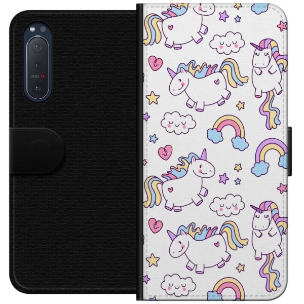 Sony Xperia 5 II Plånboksfodral Unicorn Pattern