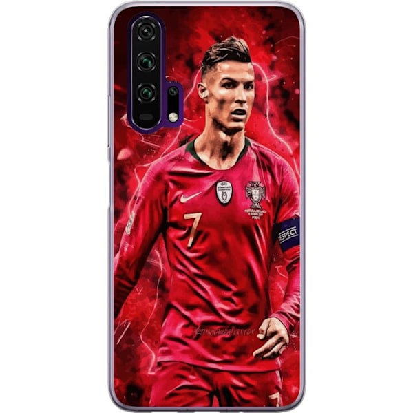 Honor 20 Pro  Läpinäkyvä kuori Ronaldon Taidot - CR7 Suunnittelu Aidolle Kannattajalle